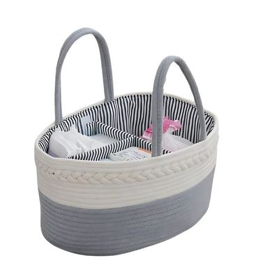 Cesto Organizador Hogar o Picnic Familiar Tejido