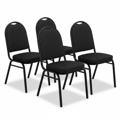 Pack 4 Sillas De Eventos Varios Hotel Restaurante Acolchada