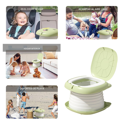 Imagen 2 del producto Pelela Bebé Bacinica Para Niños Plegable Baño Portátil