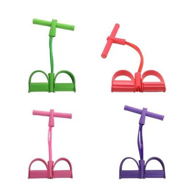 Pack 4 Ligas De Resistencia Piernas 6 Tubos Bandas Elasticas