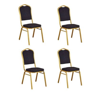 Pack 4 Silla Tapizada Eventos Fiestas Conferencias Comedor