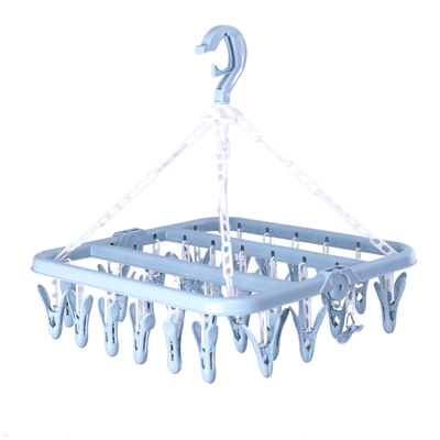 Colgador De Calcetín Ropa Interior De 32 Clips Plegable