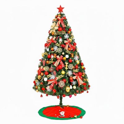 Arbol De Navidad 180 cm Artificial Frondoso Con Accesorios