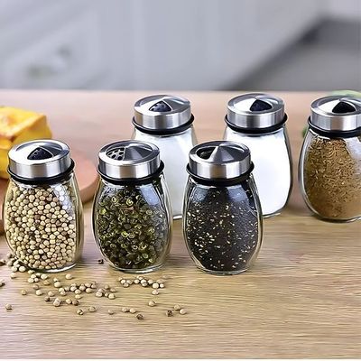 Imagen 2 del producto Set 6 Organizador Especieros Condimentos Giratorio 360