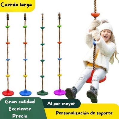Imagen 2 del producto Columpio De Disco Giratorio Cuerda Escalada Aire Libre