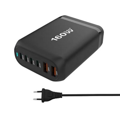 Cargador Adaptador Puertos Multiples Carga Rapida 160w