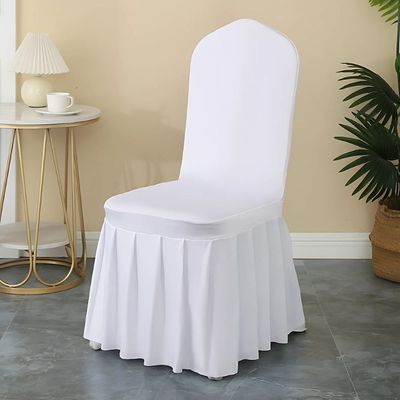 Imagen 2 del producto Pack 4 Funda Plisada Sillas Eventos Hoteles Fiestas Bodas