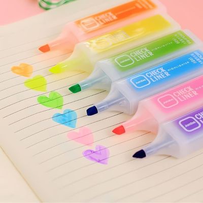 Imagen 2 del producto Set 6 Resaltadores Fluorescentes Variados Papeleria Creativa