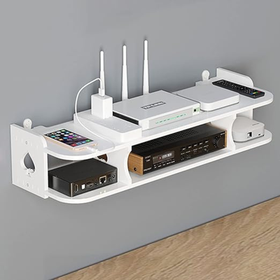 Imagen 2 del producto Estanteria Soporte Flotante de Pared para TV, Organizador