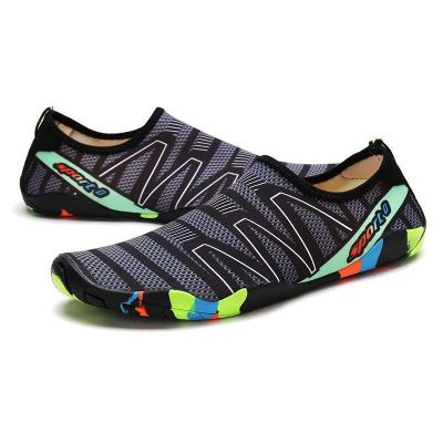 Zapatillas De Playa Zapatos De Natación Antideslizante Unisex - Negro