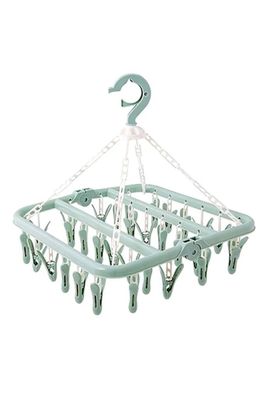 Imagen 2 del producto Colgador De Calcetín Ropa Interior De 32 Clips Plegable