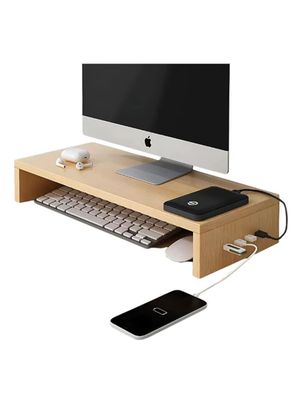 Crusec Base Elevador Monitor Soporte Pantalla Pc Con