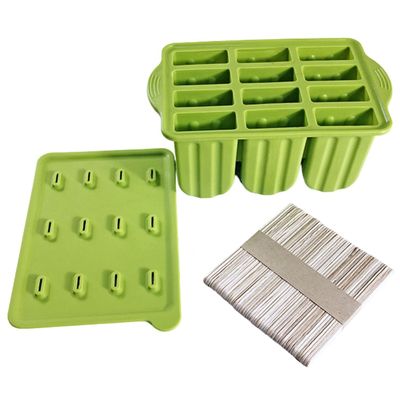 Imagen 2 del producto Molde Silicona De Helados Paleta + Accesorios Preparación