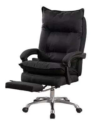 Silla Jefe De Tela Oficina Con Reposapiés