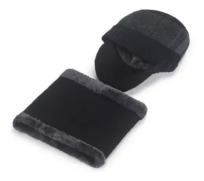 Imagen 1 del producto Set Calentador De Gorro Con Visera Más Bufanda Unisex