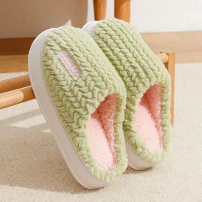 Imagen 2 del producto Pantuflas Con Felpa Interior Hombre Mujer Unisex - Verde