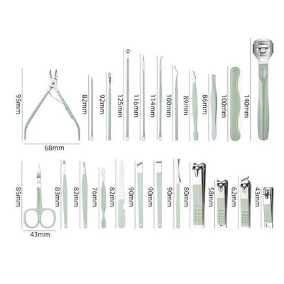 Imagen 2 del producto Set Manicure Pinzas y Limas Corta Uñas 22 Unidades