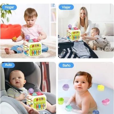 Imagen 2 del producto Cubo Para Bebé Juguete Interactivo Didactico Sensorial