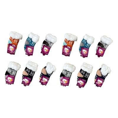 Imagen 2 del producto Pack 6 Pares Calcetines Antideslizante Interior Con Chiporro