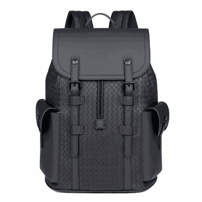 Imagen 2 del producto Mochila De Cuero Sintético Impermeable Viajes Universidad Trabajo