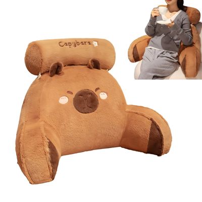 Almohada De Respaldo Capibara Cojin Multifuncional