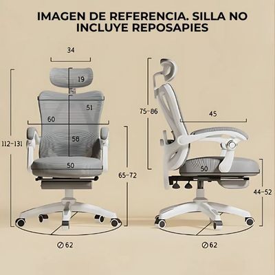 Imagen 2 del producto Silla Ergonómica Moderna para Oficina en Casa T18