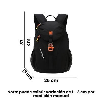 Imagen 2 del producto Mochila Bolso 15 Litros Escolar Senderismo Aire Libre