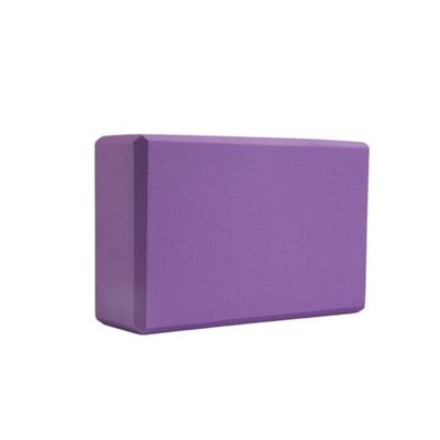Imagen 1 del producto Ladrillo Bloque Goma Eva Yoga Pilates Ejercicios Soporte Morado