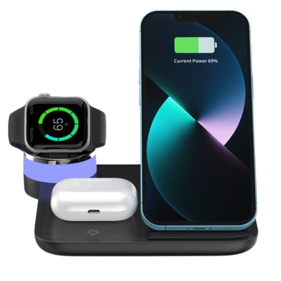 Cargador Inalambrico Universal Para Teléfono Reloj AirPods