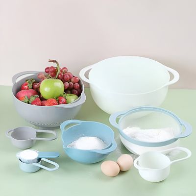 Imagen 2 del producto Juego De 8 Tazones Anidados Con Tazas Medidoras Multifuncion