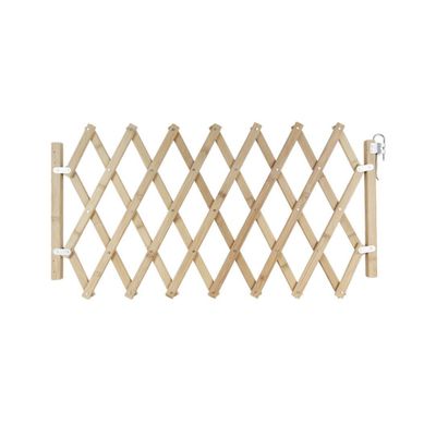 Puerta Plegable Para Mascotas Valla De Seguridad De Madera