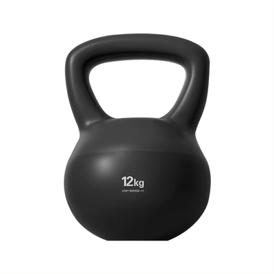 Pesa Rusa Suave Kettlebell Base De Goma Arena De Hierro 12KG