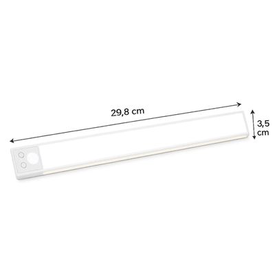 Imagen 2 del producto Barra De Luz LED Lampara 30 cm Con Sensor De Movimiento