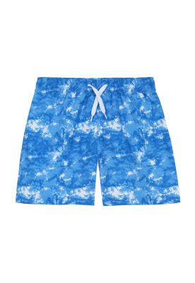 Traje de Baño Short Niño H2O Wear Celeste Estampado
