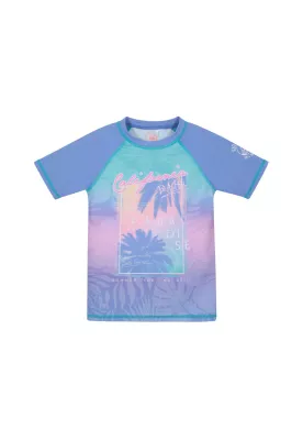 Traje de Baño Niña Polera UV50+ Manga Corta H2O Wear