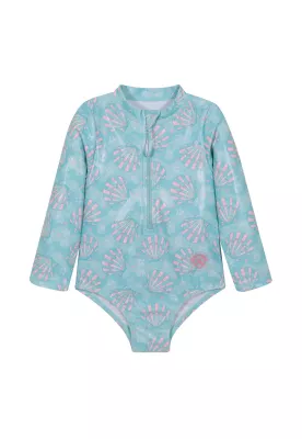 Traje de baño Bebe Niña Entero  UV50 M/Larga H2O Wear Calipso