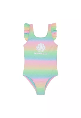 Traje de Baño Niña Estamp. Vuelos UV30+ H2O Wear Rosado