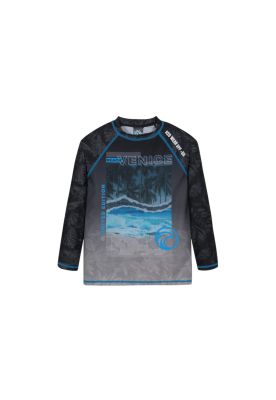 Imagen 2 del producto Traje de Baño Niño Polera UV50 M/Larga H2O Wear Negro