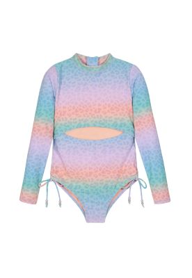 Imagen 2 del producto Traje de Baño Niña M/Larga Cut Out UV50 H2O Wear Multicolor