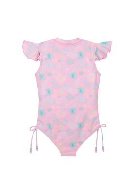 Imagen 2 del producto Traje de Baño Niña Manga Corta UV30+ H2O Wear Coral