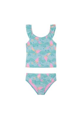 Traje de Baño Niña Tankini UV50 H2O Wear Turquesa