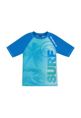 Imagen 1 del producto Polera Niño UV50+ H2O Wear M/Corta Turquesa