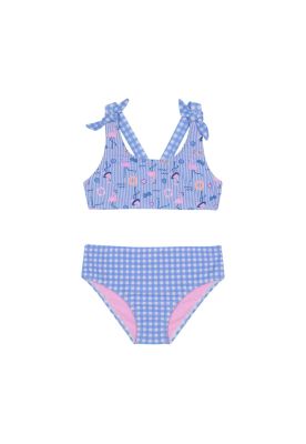Traje de Baño Niña Bikini Ribbons UV50 H2O Wear Celeste