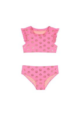 Imagen 2 del producto Traje de Baño Bikini UV30+ para Niña Coral