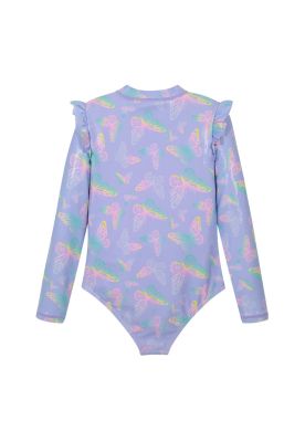 Imagen 2 del producto Traje de Baño Niña UV50 M/Larga H2O Wear Lila