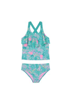 Imagen 2 del producto Traje de Baño Niña Tankini Vuelo UV50 H2O Wear Turquesa