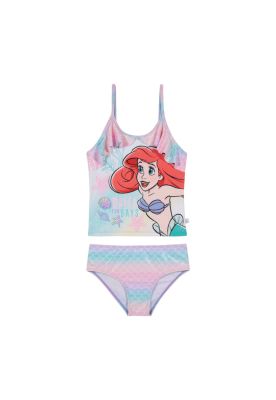 Traje de Baño Niña Tankini Disney Princesas Rosado C/Vuelos