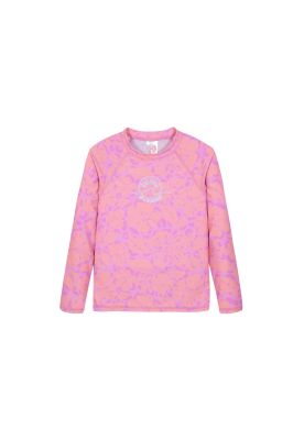 Traje de Baño Niña Polera UV50 M/Larga H2O Wear Fucsia
