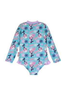 Imagen 2 del producto Traje de Baño Bebe Niña UV 50 Manga Larga Disney Celeste