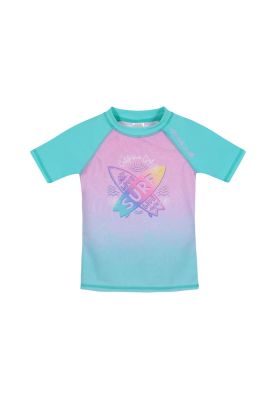 Polera Niña UV50+ H2O Wear Verde M/Corta